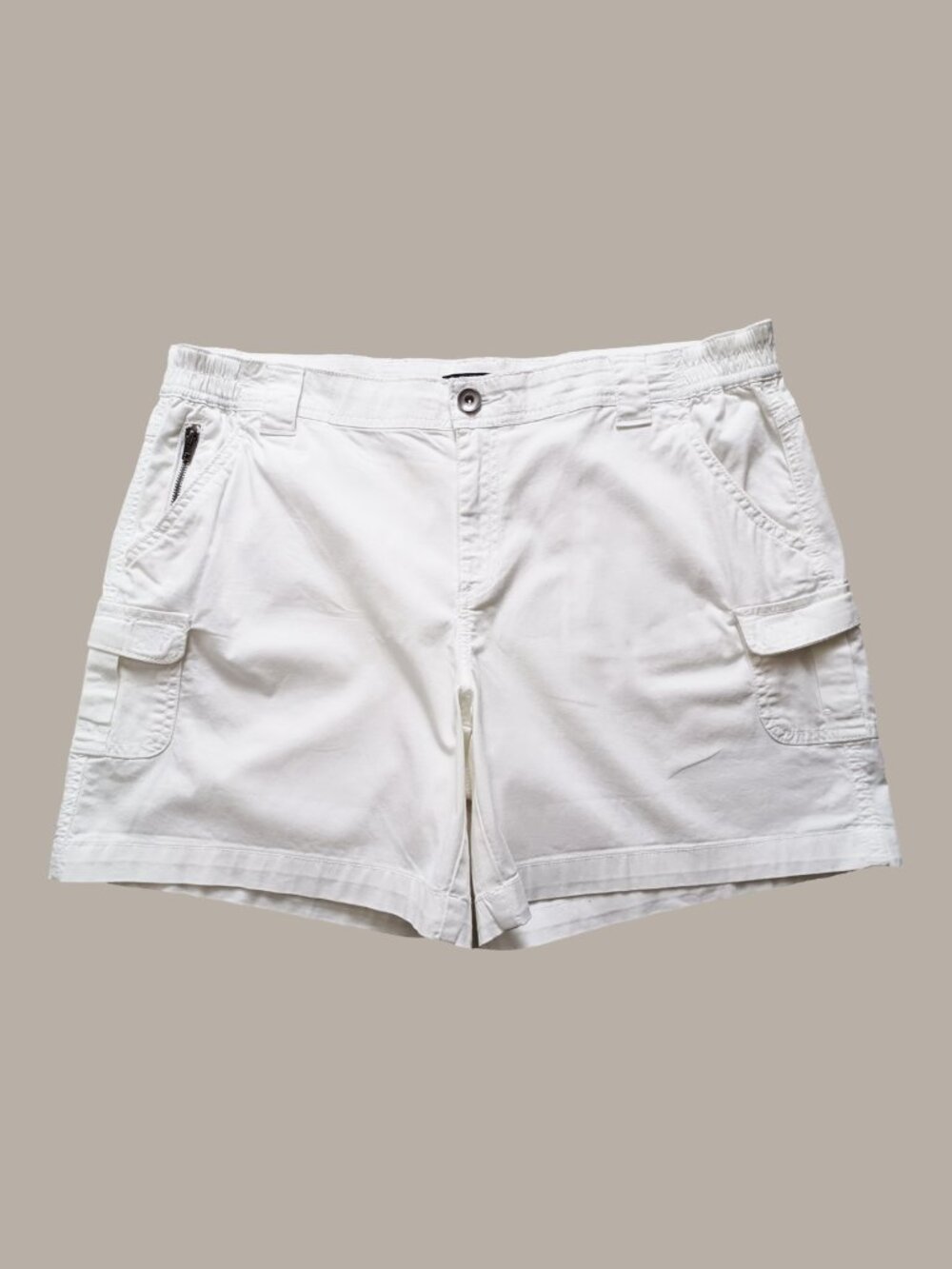 George Utility Mid Rise Cargo Shorts Size 14
